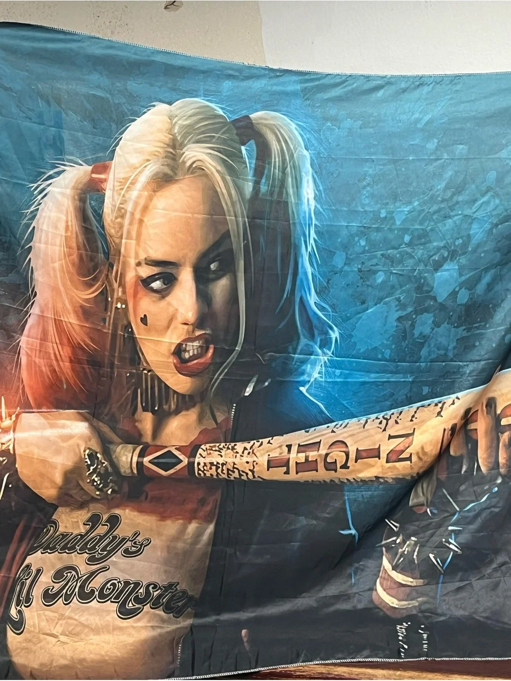Harley Quinn Fabric Wall Tapestry • Large • DC Comics